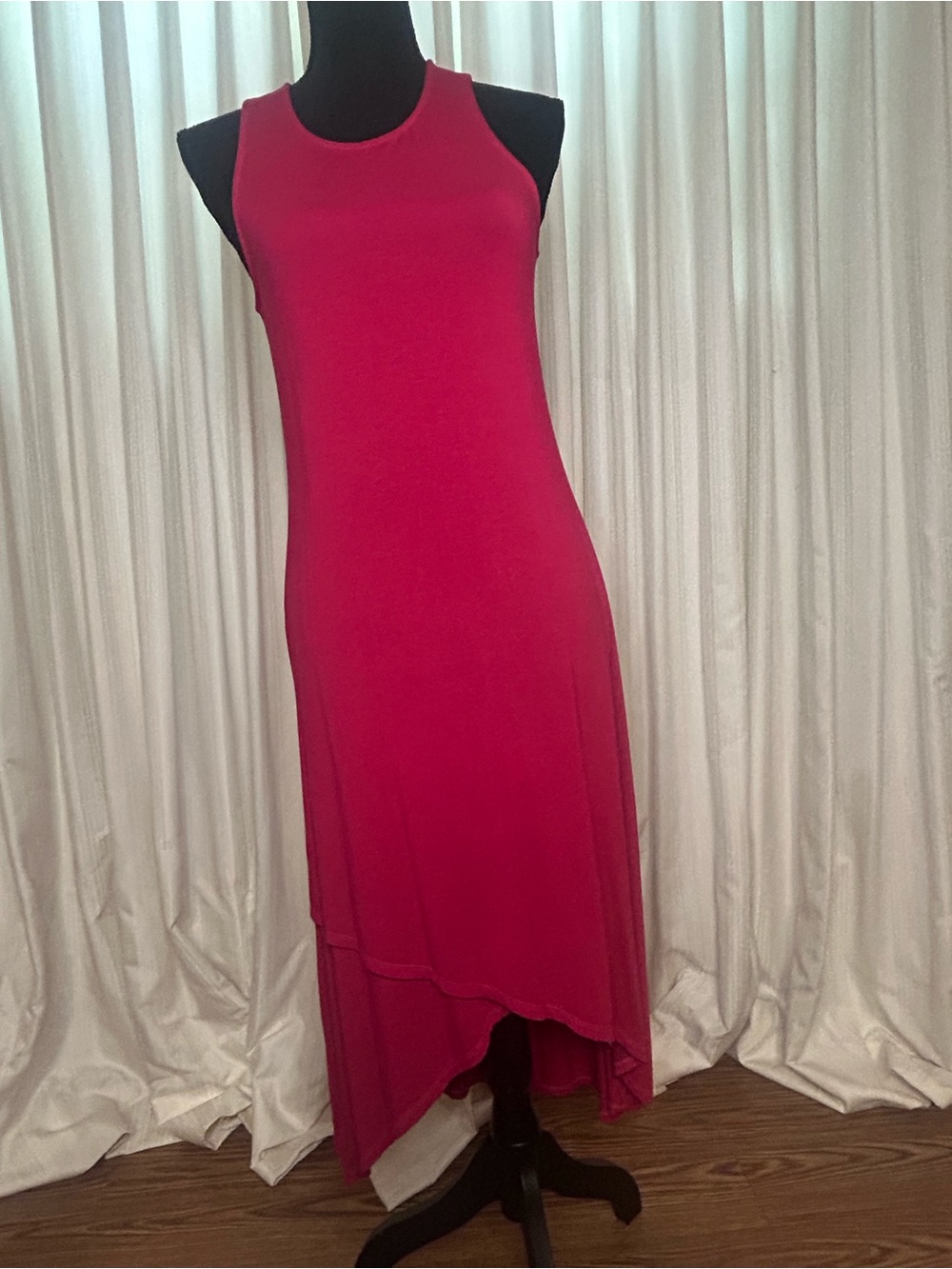 Splendid Hot Pink Sleeveless High-Low Dress